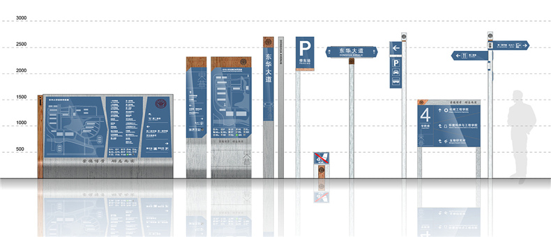 校園指示標(biāo)牌計(jì)-導(dǎo)視系統(tǒng)設(shè)計(jì)公司分享的學(xué)校標(biāo)識設(shè)計(jì)經(jīng)典案例