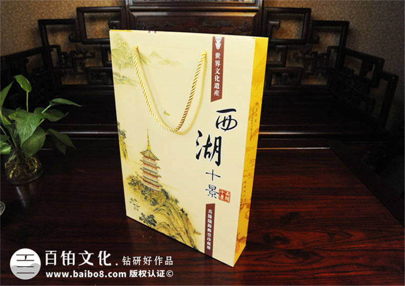 西湖十景中式復(fù)古卡書裝訂設(shè)計(jì)-成都卡書制作