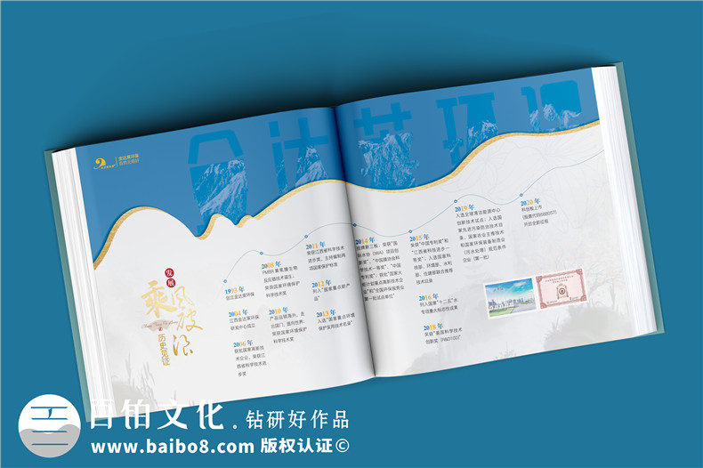 上市公司紀念郵冊定制-集團公司發(fā)展圖冊含郵票設(shè)計怎么做