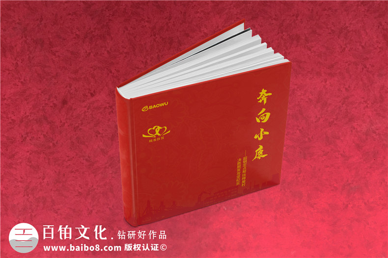 定點(diǎn)幫扶決勝脫貧攻堅(jiān)紀(jì)實(shí)勝利相冊(cè)設(shè)計(jì)-扶貧畫冊(cè)制作