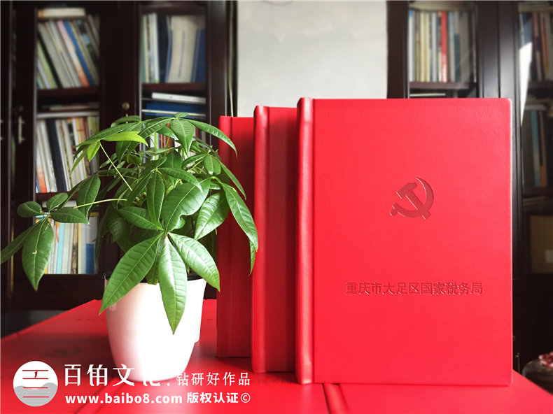 重慶大足國稅局-企業(yè)培訓(xùn)紀(jì)念冊(cè)-公司周年慶相冊(cè)