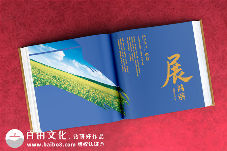 企業(yè)十周年影像紀(jì)念冊怎么做-用于宣傳的知名公司周年慶畫冊設(shè)計(jì)