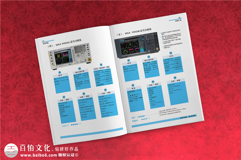 科技公司產品宣傳手冊設計,射頻產品樣本畫冊目錄內頁排版