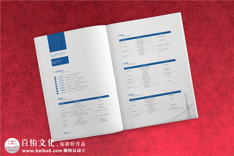 教育品牌招商加盟手冊怎么制作-培訓學校機構宣傳冊設計